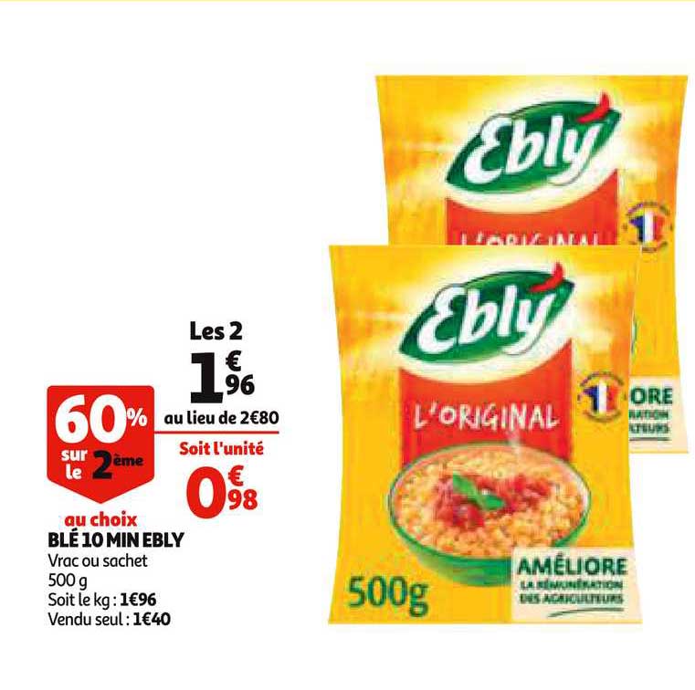 blé 10 min ebly