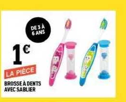 brossa à dents avec sablier