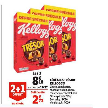 Céréales Trésor Kellogg's