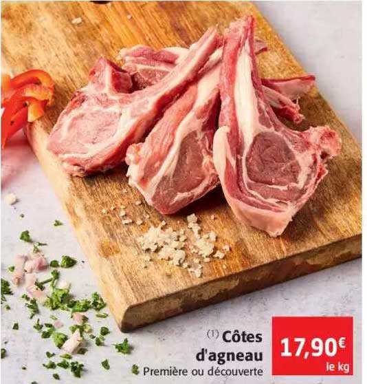 côtes d'agneau