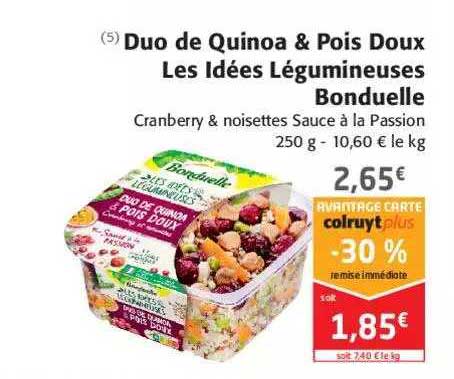 Duo De Quinoa & Pois Doux Les Idées Légumineuses Bonduelle