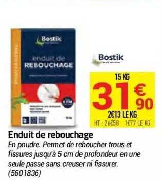 Enduit De Rebouchage