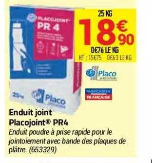 enduit joint placojoint pr4