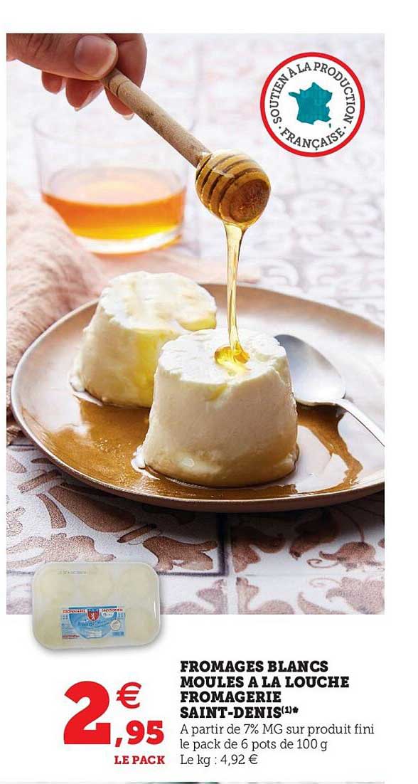 fromages blancs moules à la louche fromagerie saint-denis