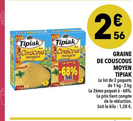 graine de souscous moyen tipiak