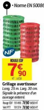 grillage avertisseur