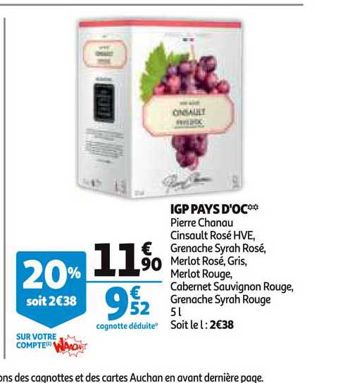 igp pays d'oc pierre chanau