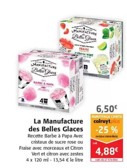 la manufacture des belles glaces