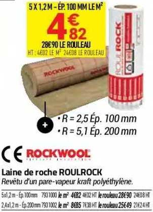 Laine De Roche Roulrock Rockwool
