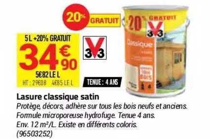 Lasure Classique Satin V33