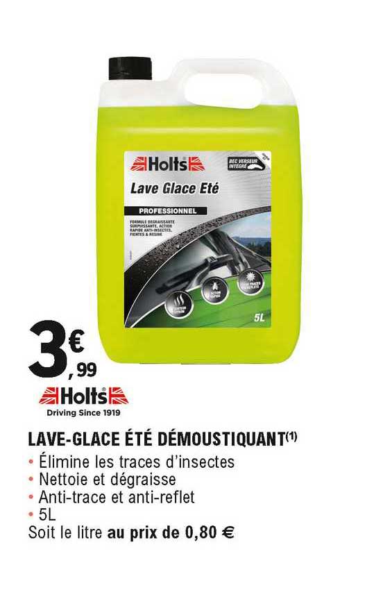 lave-glace été démoustiquant holts