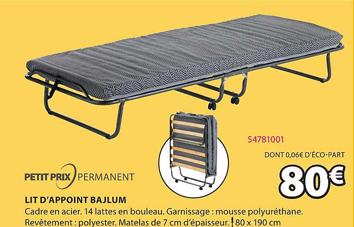 lit d'appoint bajlum