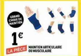maintien articulaire ou musculaire