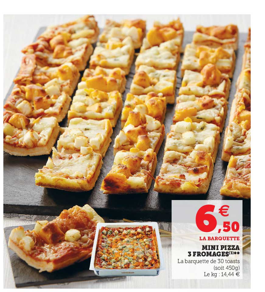 Mini Pizza 3 Fromages