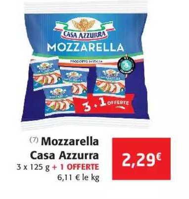 mozzarella casa azzurra