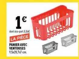 panier avec ventouses