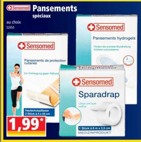Pansements Spéciaux Sensomed