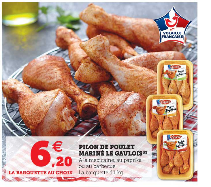 Pilon De Poulet Mariné Le Gaulois