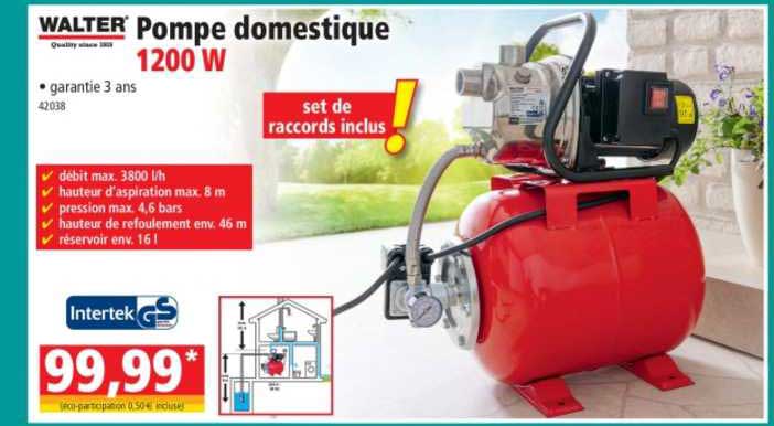 pompe domestique walter