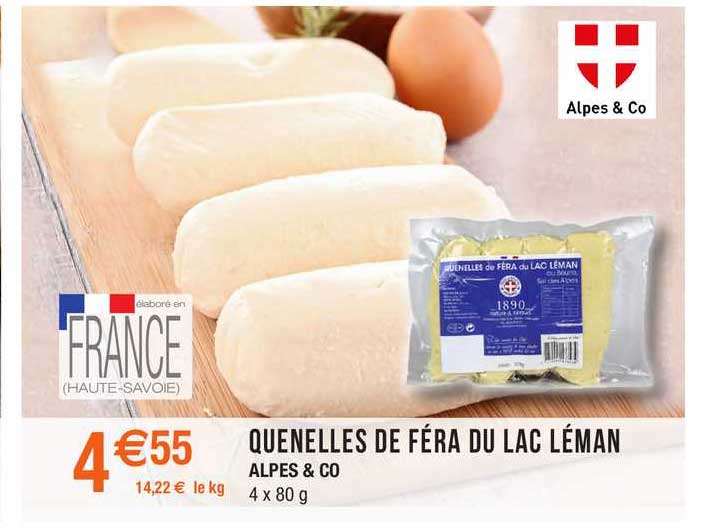 Quenelles De Féra Du Lac Léman Alpes & Co