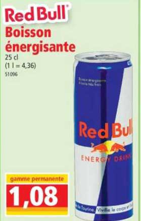 red bull boisson énergisante