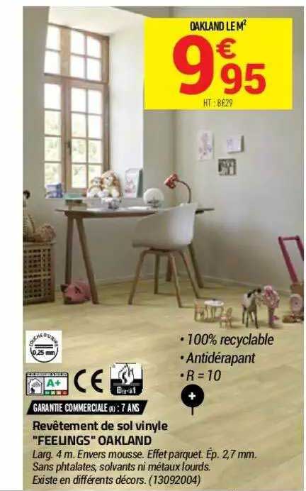 revêtement de sol vinyle "feelings" oakland