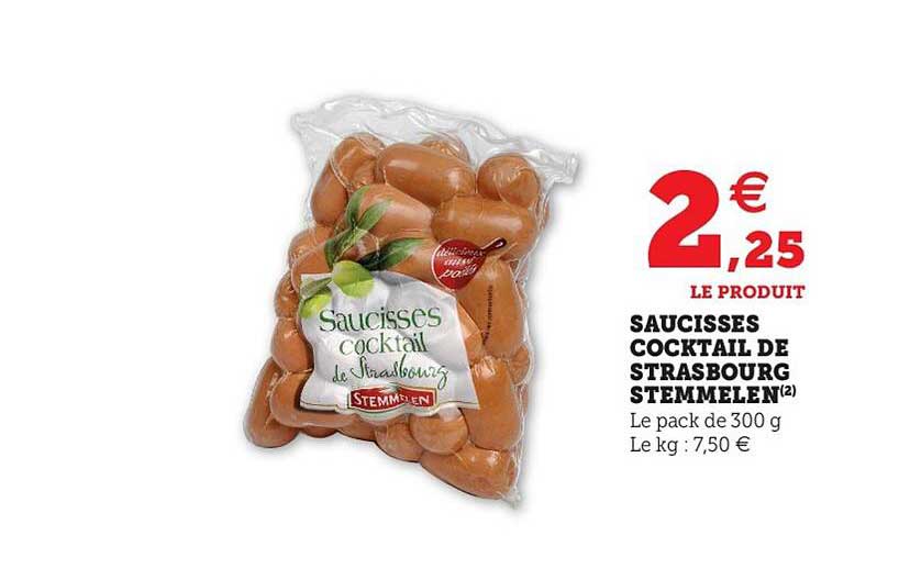 Saucisses Cocktail De Strasbourg Stemmelen