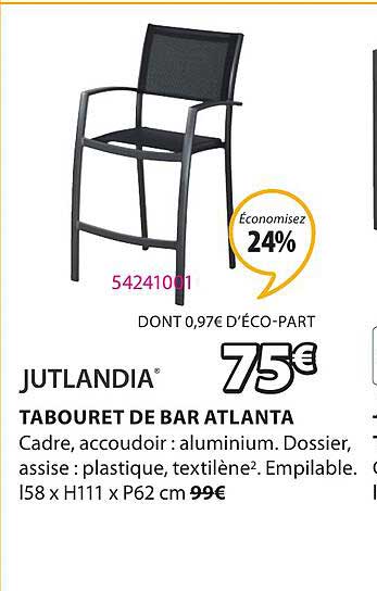 tabouret de bar atlanta jutlandia