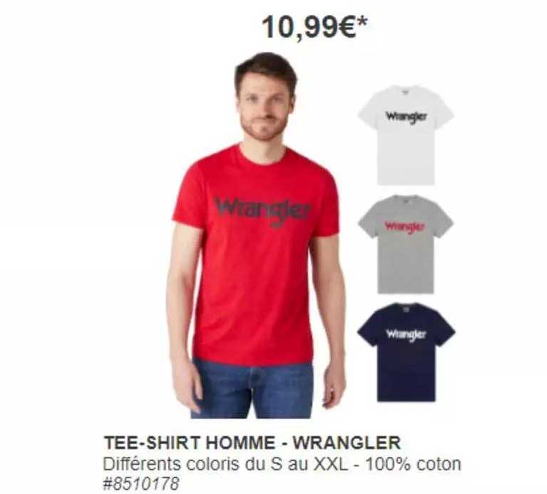 tee-shirt homme - wrangler