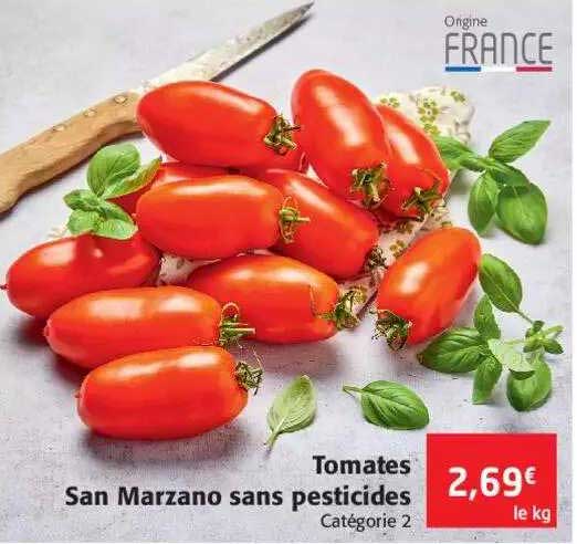 tomates san marzano sans pesticides