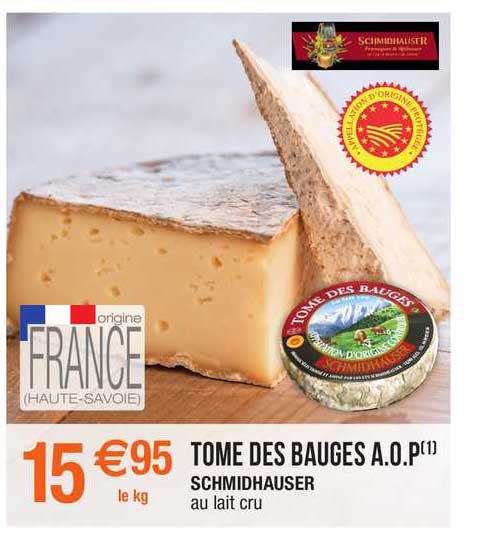 tome des bauges a.o.p. schmidhauser