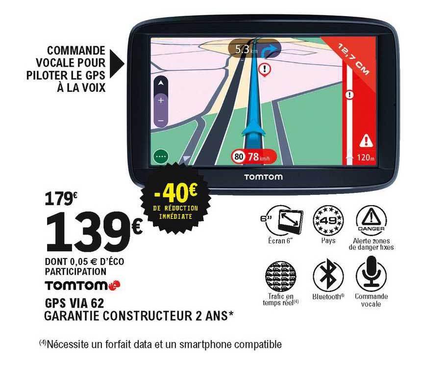 tomtom gps via 62