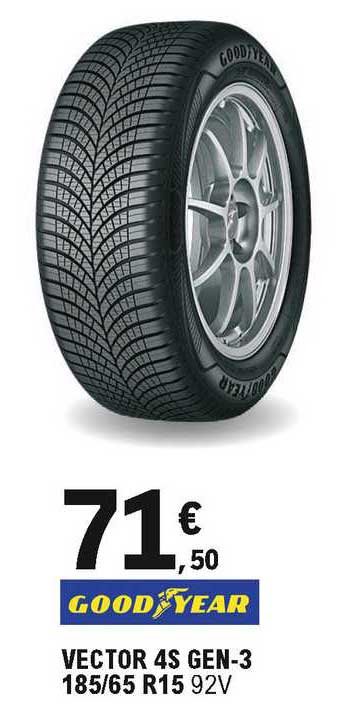 Vector 4s Gen-3 185 65 R15 92v Good Year