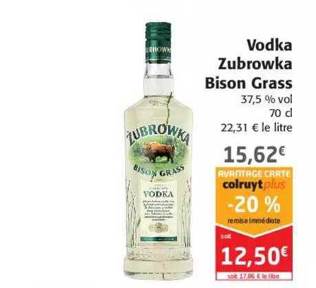 vodka zubrowka bison grass