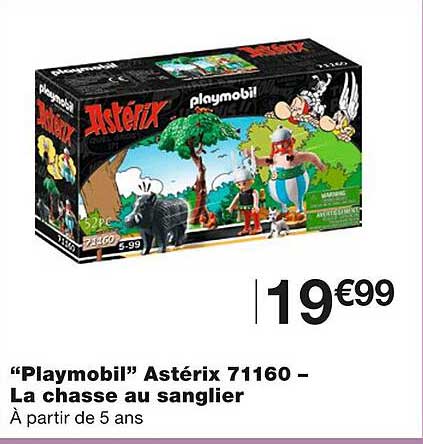 "playmobil" astérix 71160 - la chasse au sanglier