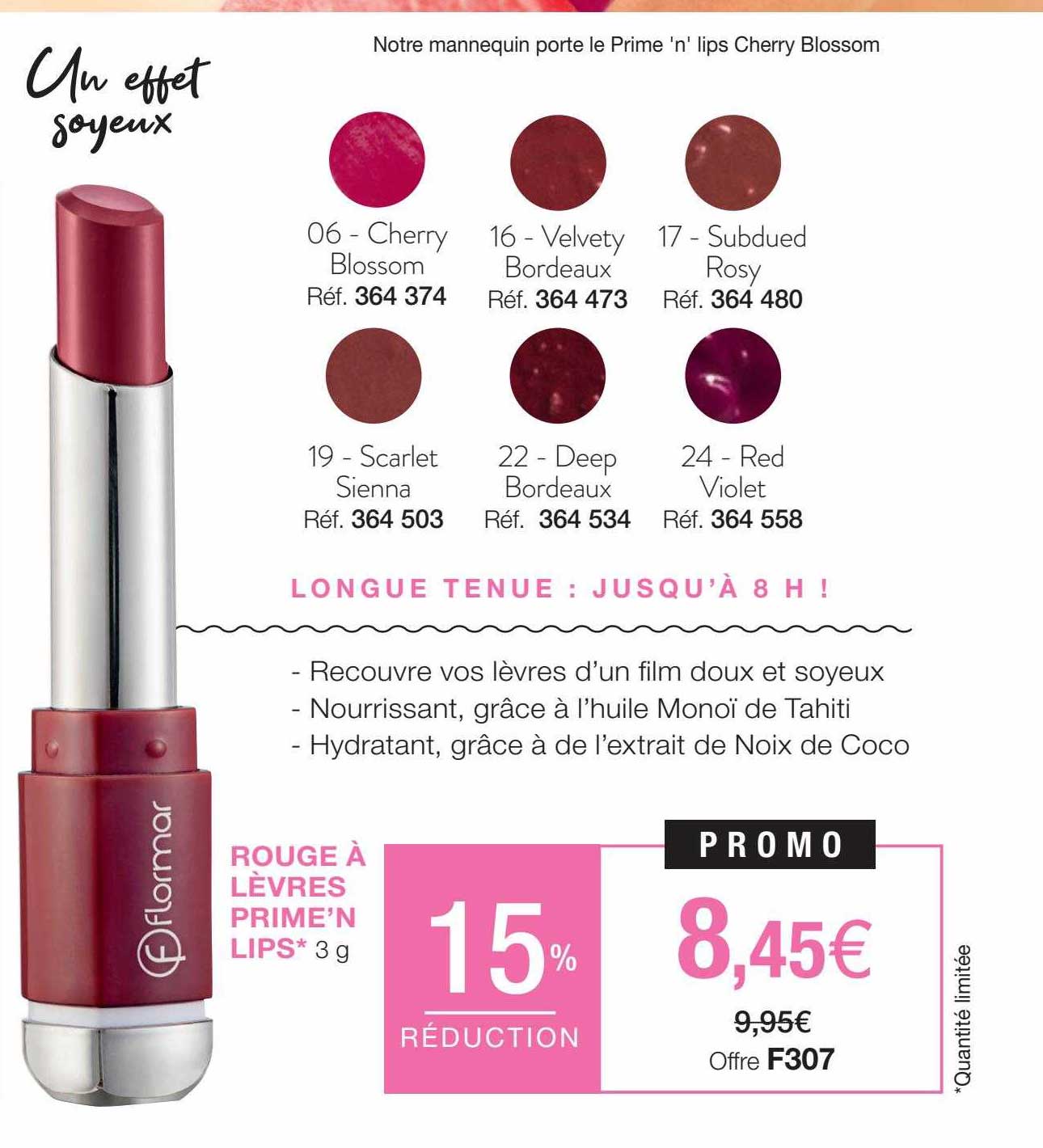 rouge à lèvres prime'n lips