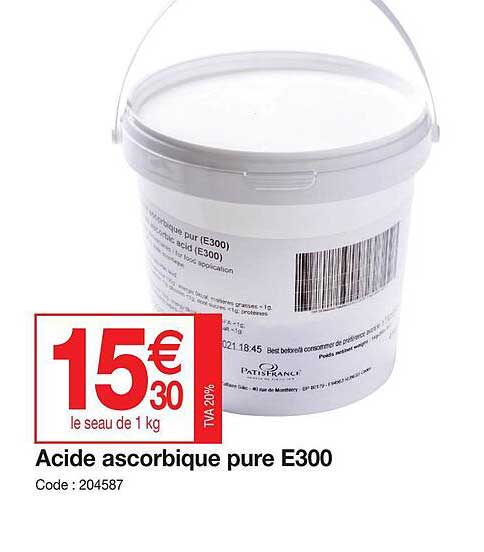 acide ascorbique pure e300