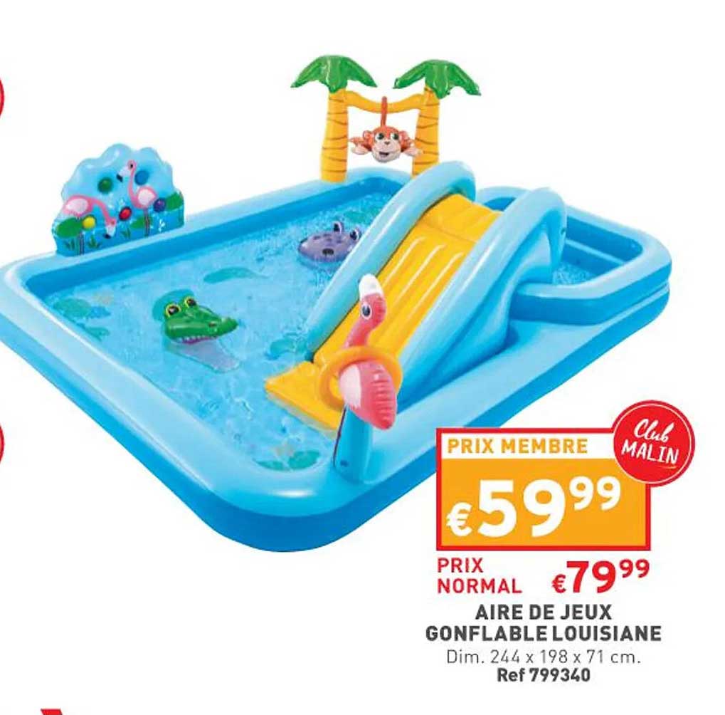 aire de jeux gonflable louisiane