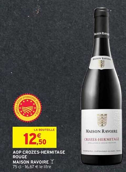 aop crozes-hermitage rouge maison ravoire
