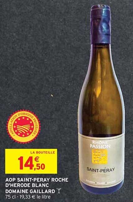 aop saint-peray roche d'herode blanc domaine gaillard