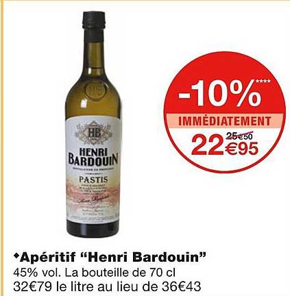 apéritif "henri bardouin"