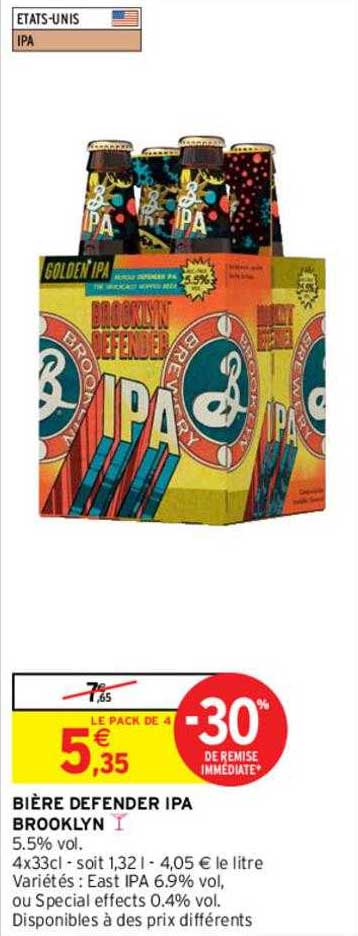 bière defender ipa brooklyn