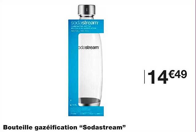 Bouteille Gazéification "sodastream"