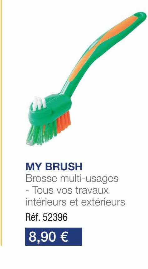 brosse multi-usages - tous vos travaux intérieurs et extérieurs my brush