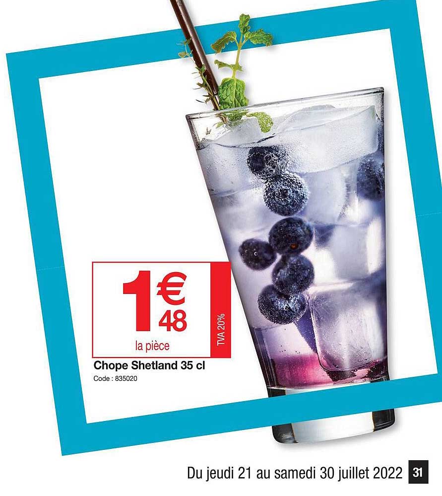 chope shetland 35 cl