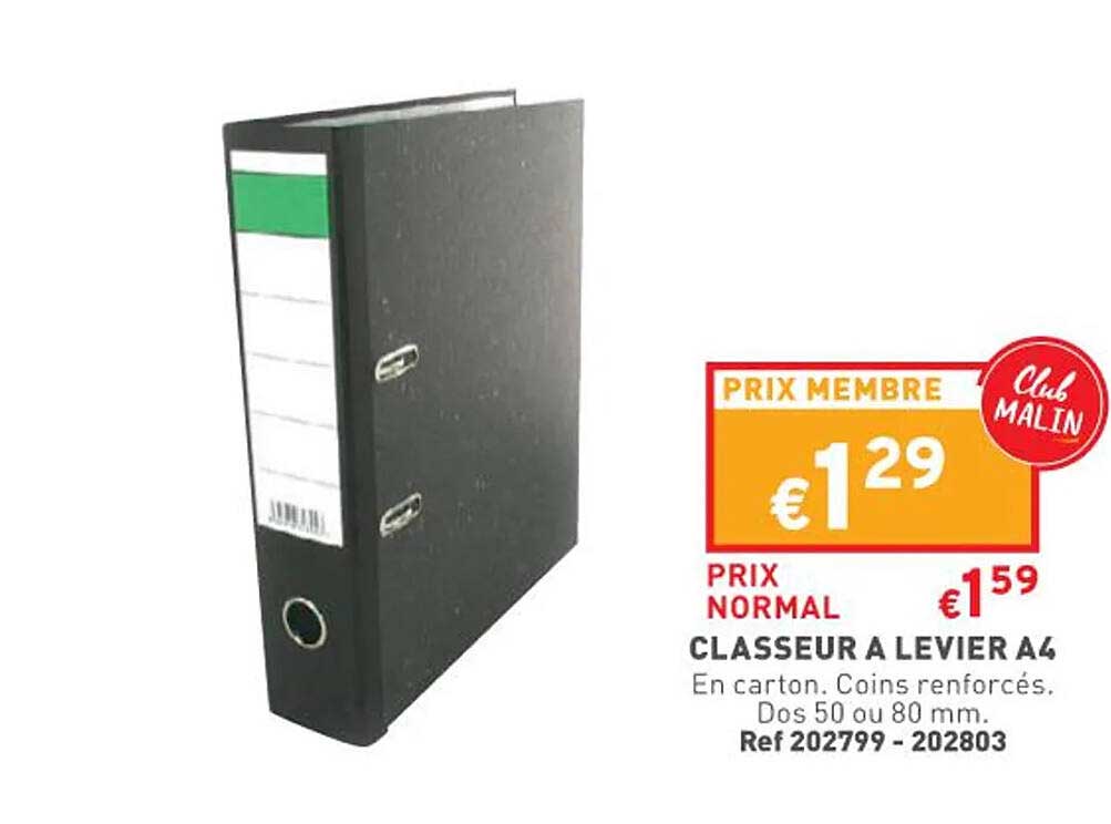 Classeur à Levier A4