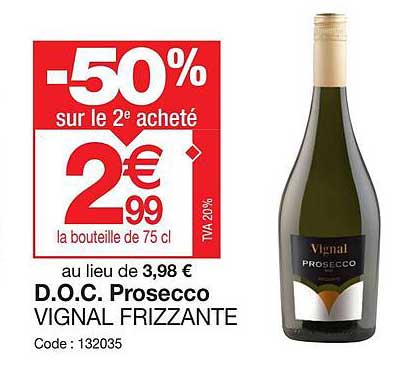 d.o.c. prosecco vignal frizzante