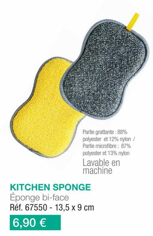 éponge bi-face