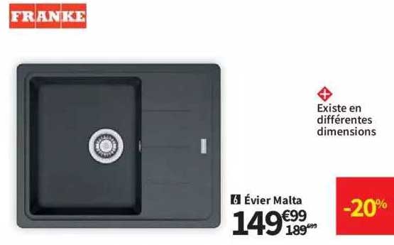 évier malta franke