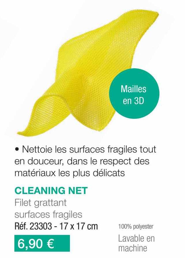 filet grattant surfaces fragiles